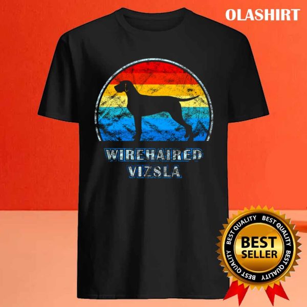 New Wirehaired Vizsla Vintage Design Dog T-shirt , Trending Shirt