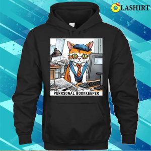 Office Cat T shirt Purrsonal Bookkeeper T shirt 3