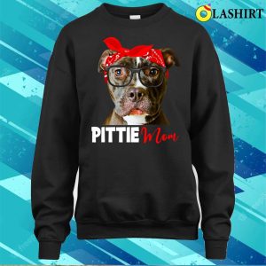 Official Funny Cute Pittie Mom Pitbull Dog Lovers Mothers Day T shirt 4