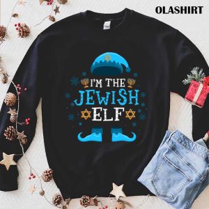 Official Happy Hanukkah Jewish Elf Family Group Christmas Pajama T-shirt