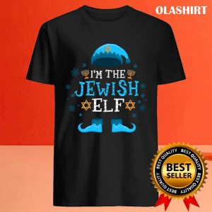 Official Happy Hanukkah Jewish Elf Family Group Christmas Pajama T shirt 4