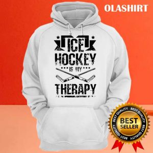 Official Ice Hockey Is My Therapy Shirt Trending Shirt 3