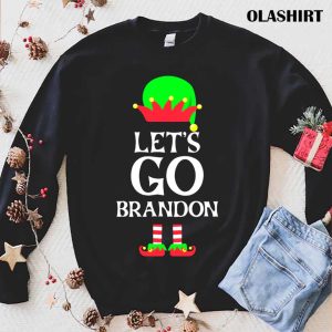 Official Lets Go Brandon Christmas Elf Political Meme Impeach Biden T shirt 1