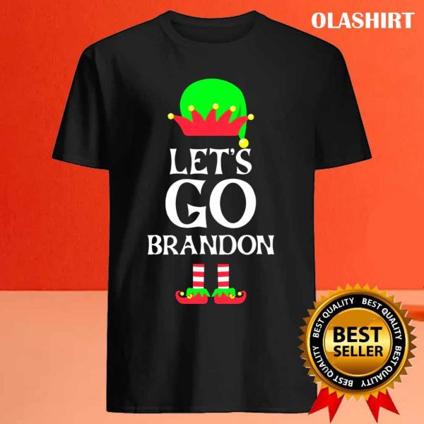 Official Lets Go Brandon Christmas Elf Political Meme Impeach Biden T-shirt