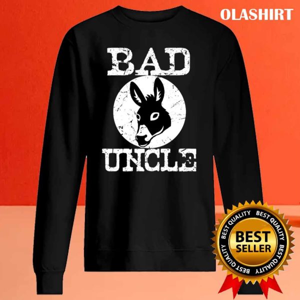 Official Mens Badass Uncle Funny Pun Cool Badass Uncle Shirt