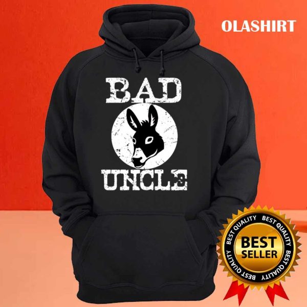 Official Mens Badass Uncle Funny Pun Cool Badass Uncle Shirt