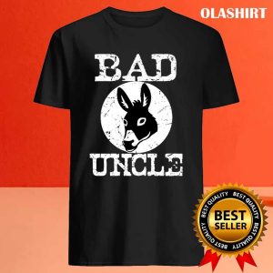 Official Mens Badass Uncle Funny Pun Cool Badass Uncle Shirt 4