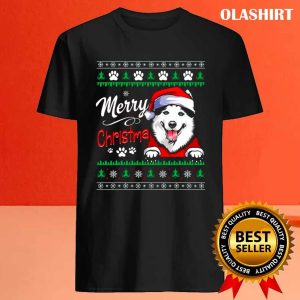 Official Merry Christmas Dog Husky Ugly Christmas Sweater shirt 4