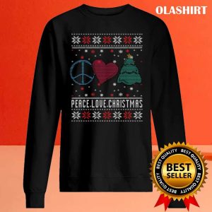 Official Peace Love Christmas T shirt Trending Shirt 2