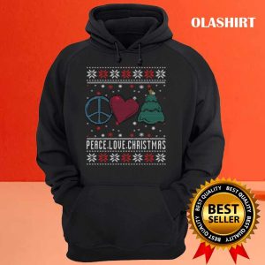 Official Peace Love Christmas T shirt Trending Shirt 3