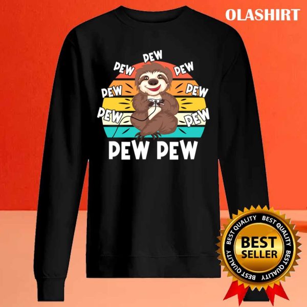 Official Pew Gamer Sloth Gaming T-shirt , Trending Shirt