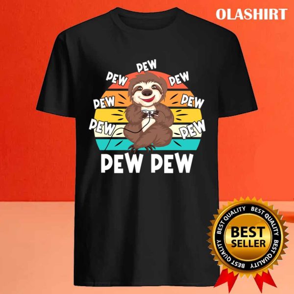 Official Pew Gamer Sloth Gaming T-shirt , Trending Shirt