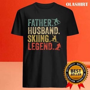 Official Skiing Dad Retro Vintage T shirt Trending Shirt 4