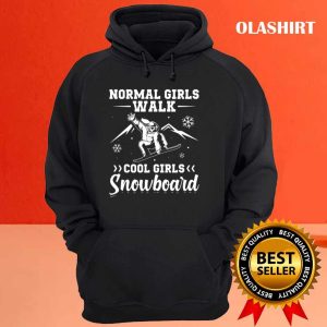 Official Snowboard Girl Snowboarder Apres Ski Sport Gift Shirt 3