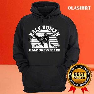 Official Snowboard Shirt Hafl Human Half Snowboard Shirt 3