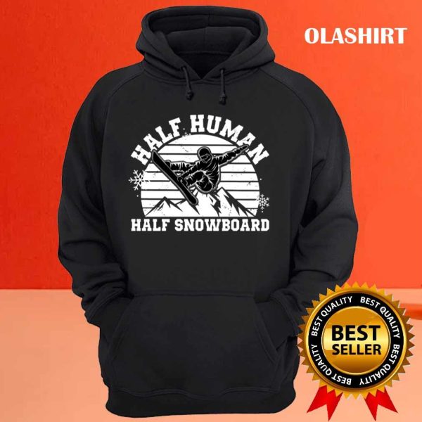 Official Snowboard Shirt, Hafl Human Half Snowboard Shirt