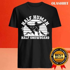 Official Snowboard Shirt Hafl Human Half Snowboard Shirt 4