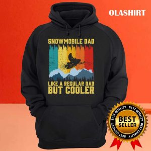 Official Snowmobile Dad Like A Regular Dad But Cooler Snowmobiling T shirt 3