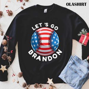 Official That’s Not What We Heard Let’s Go Brandon Baseball Ball American Flag T-shirt