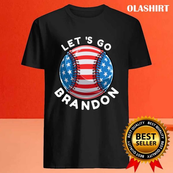 Official That’s Not What We Heard Let’s Go Brandon Baseball Ball American Flag T-shirt