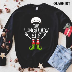 Official The Lunch Lady Elf School T-shirt , Trending Shirt