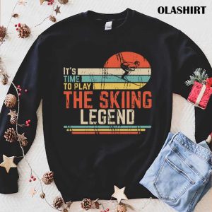 Official The Skiing Legend T shirt Trending Shirt 1