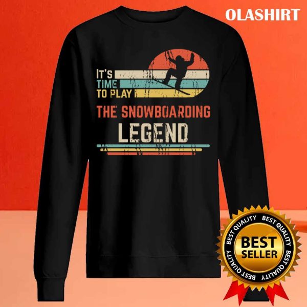 Official The Snowboarding Legend T-shirt , Trending Shirt