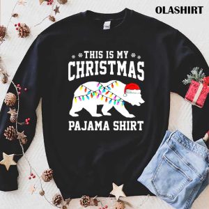 Official This Is My Christmas Pajama Shirt, Funny Christmas Pajamas T-shirt