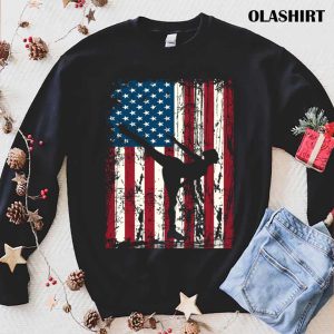 Official Usa American Flag Ice Skating Gift T shirt Trending Shirt 1