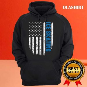 Official Usa American Flag Ice Skating Skater T shirt Trending Shirt 3