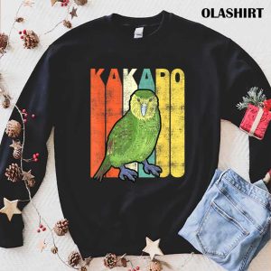 Official Vintage Kakapo Retro Parrot Bird T shirt Trending Shirt 1