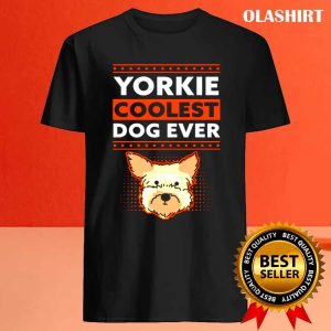 Official Yorkie Coolest Dog Dog Owner Yorkshire Terrier Shirt 4