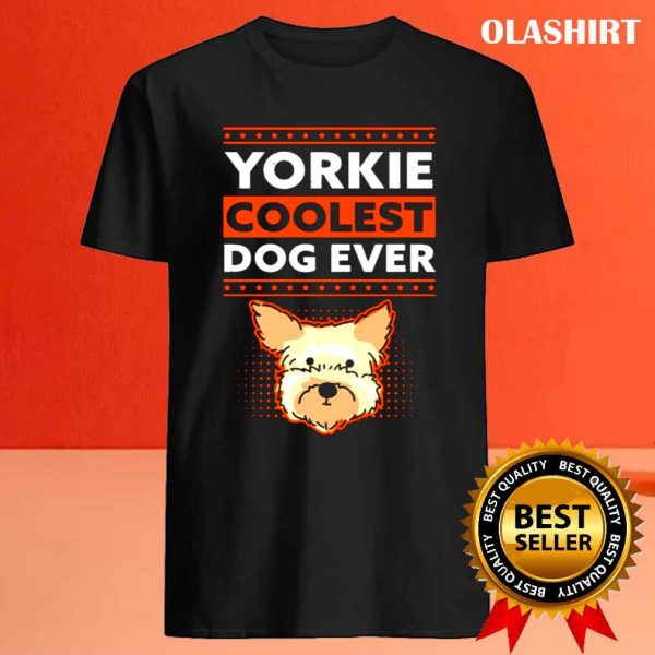 Official Yorkie Coolest Dog, Dog Owner Yorkshire Terrier Shirt