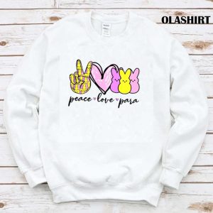 Para Peace Love Bunny Shirt