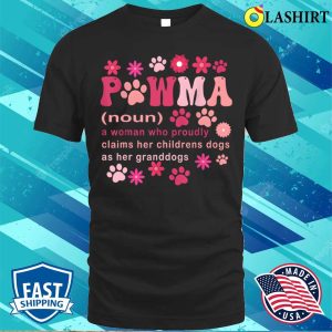 Pawma Noun Definition Mama Grandma Dog Lovers T shirt 1