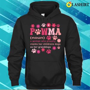 Pawma Noun Definition Mama Grandma Dog Lovers T shirt 3