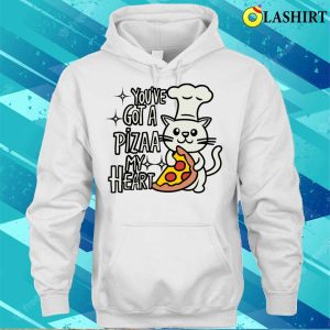 Pizza Cat Tee Embrace A Delectable Love With Youve Got A Pizza My Heart 3