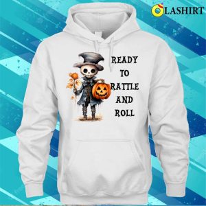 Ready For Halloween T shirt Halloween Scarecrow Ready To Rattle And Roll T shirt 3