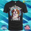 Saint Bernard Addict Dog Mom Puppy Colorful Pet Fur Baby T-shirt