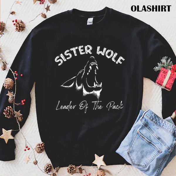 Sister Wolf Shirt, Wolf Pack Family Sister Shirt