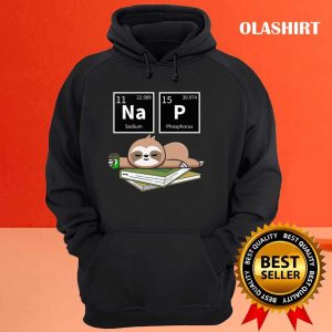 Sleeping Sloth Coffee Nap Chemistry Lazy Animal T shirt 3