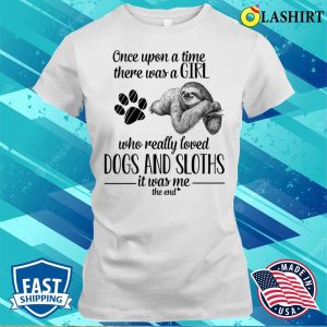 Sloth And Dogs Paw T shirt 1