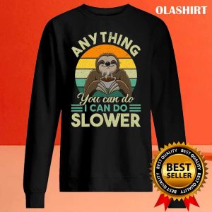 Sloth Coffee Lazy Slow Not Fast Love Relaxing Hanging Vintage Shirt 2