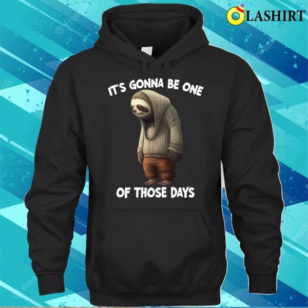 Sloth T-shirt, Sloth Its Gonna Be One Of Those Days T-shirt