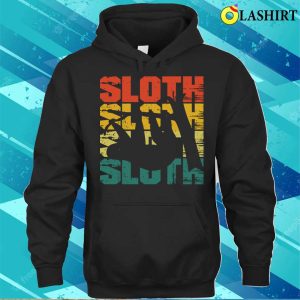 Sloth T shirt Sloth Retro Vintage T shirt 3