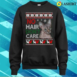 Sphynx Cat Ugly Christmas Sweater Perfect For Hairless Cat Fans 4