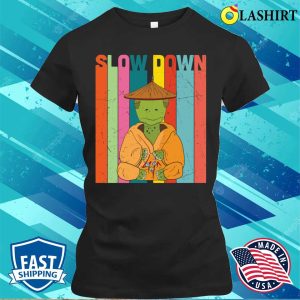 Turtle Lover T shirt Slow Down Yoga Turtle Meditating T shirt 2