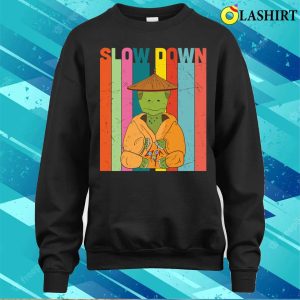 Turtle Lover T shirt Slow Down Yoga Turtle Meditating T shirt 4