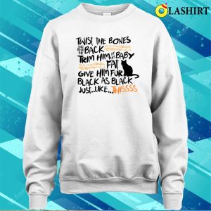 Twist The Bones Sweatshirt Gift For Halloween Halloween Cat Shirt 4