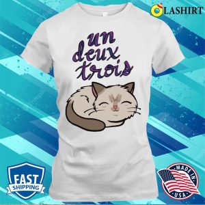 Un Deux Trois Cat Tee The Perfect Feline Lover T shirt 1